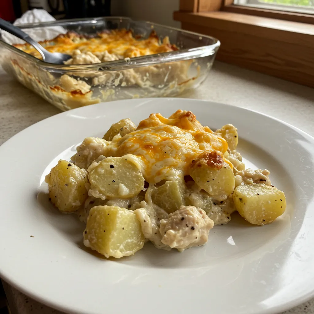 Creamy Ranch Chicken and Potato Bake Delight: Ultimate Comfort Casserole Perfection - secondary view